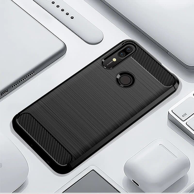 Techsuit Karbon Silikon Huawei P Smart Z Černý - náhled 4