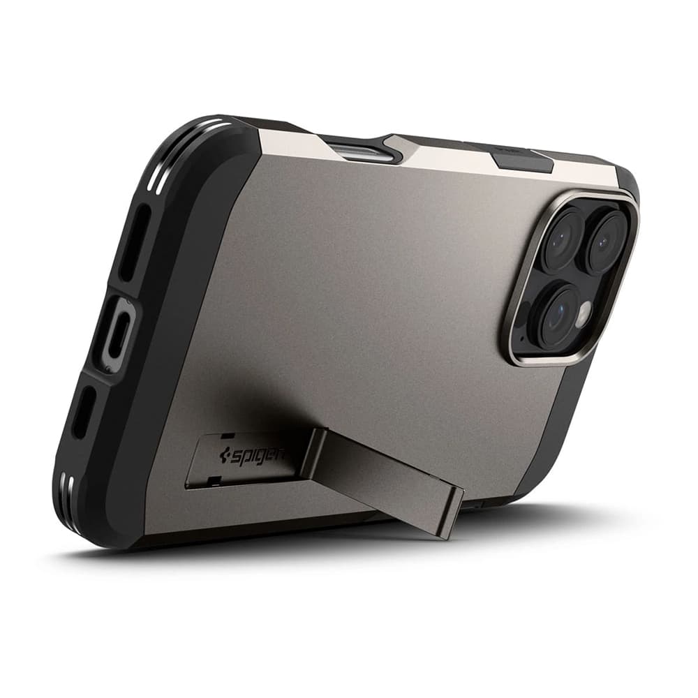 Spigen Tough Armor MagSafe pro iPhone 16 Pro Max v barvě gunmetal - náhled 4