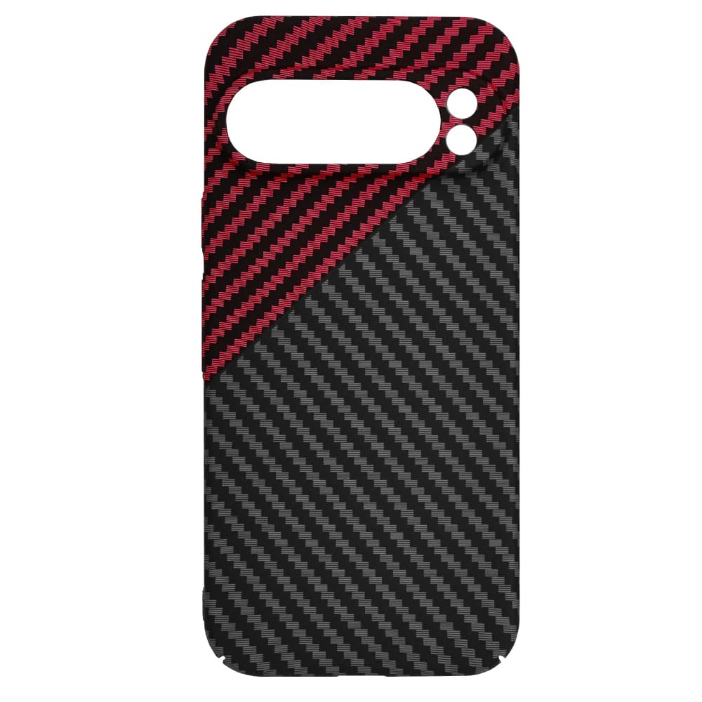 Kryt Techsuit Carbonite FiberShell pro Pixel 9 Pro RedVortex - náhled 4
