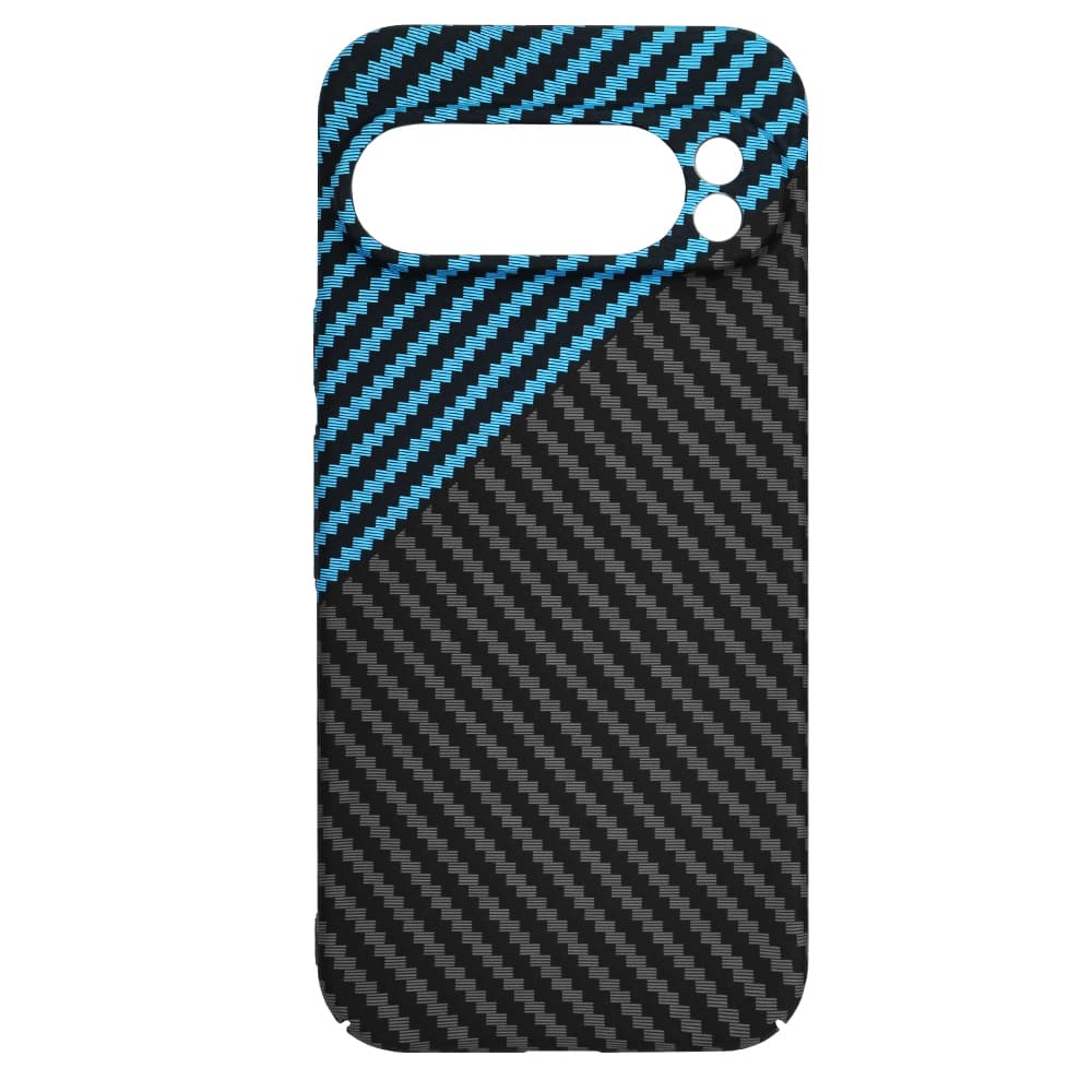 Techsuit Carbonite FiberShell Google Pixel 9 Pro Blue Pulse - náhled 4