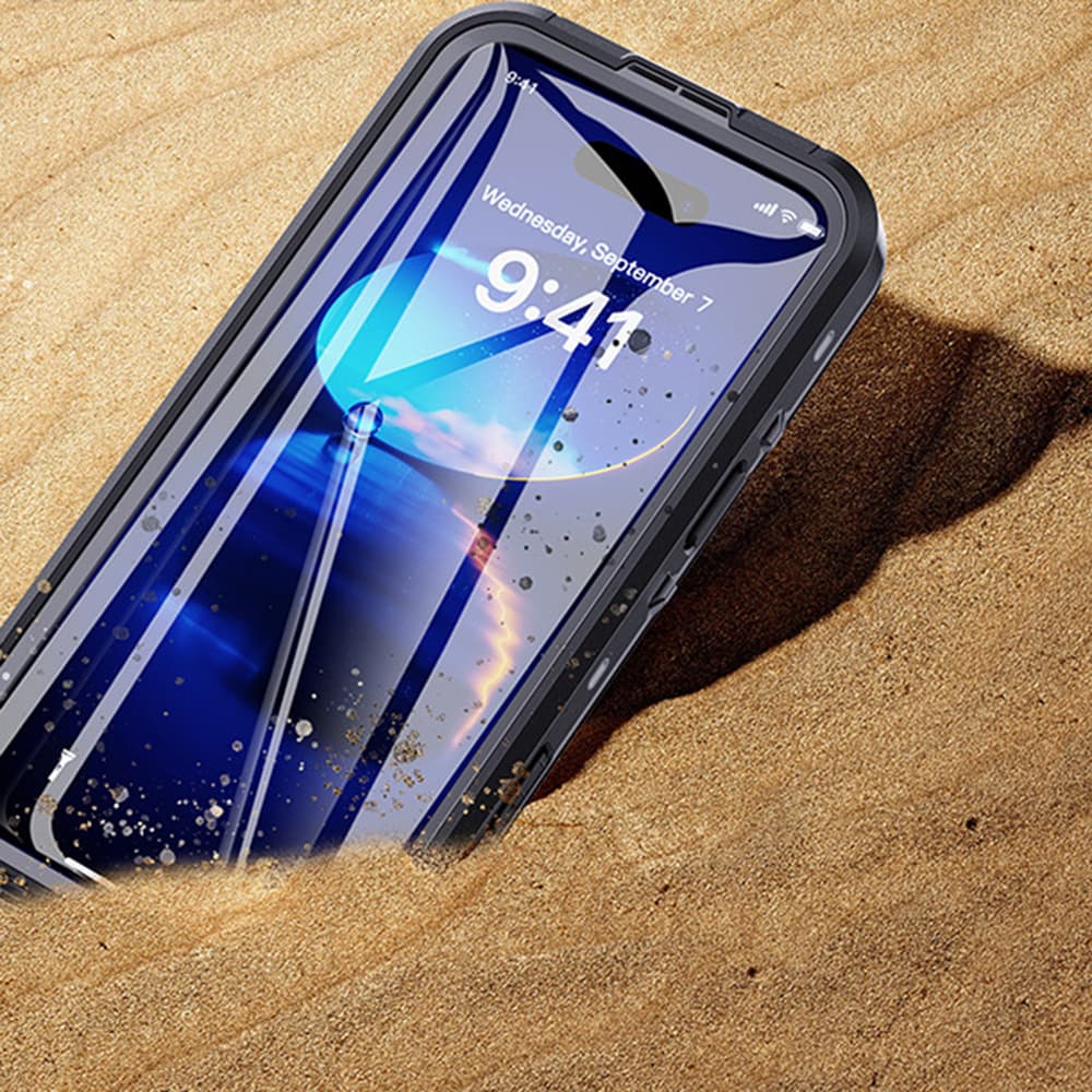ShellBox Vodotěsné pouzdro IP68 iPhone 16 Pro černé - náhled 4