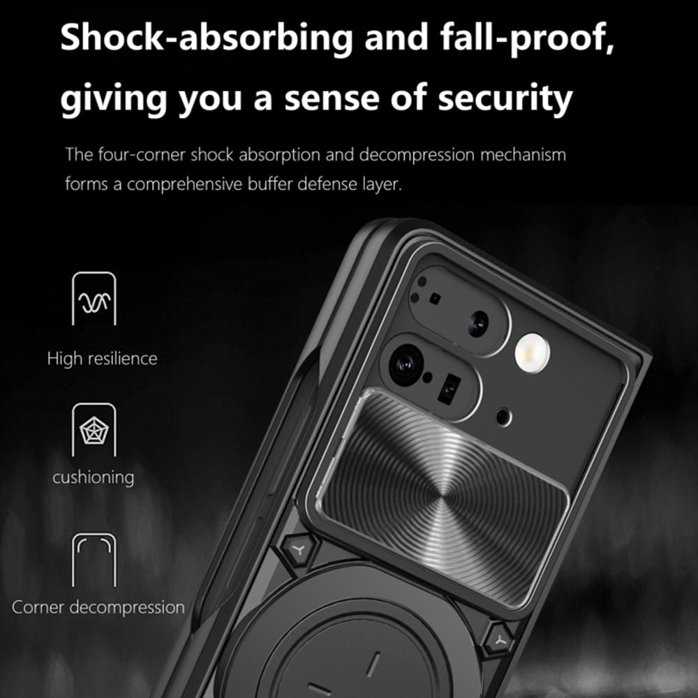 Techsuit CamGuard Pro pro Google Pixel 9 Pro Fold červený - náhled 4