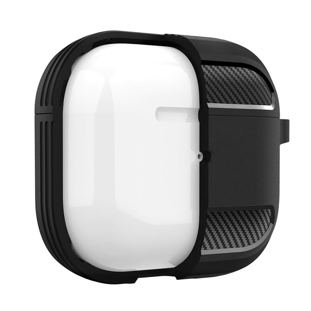 Techsuit Carbon Silicone pro AirPods 3 růžová - náhled 4
