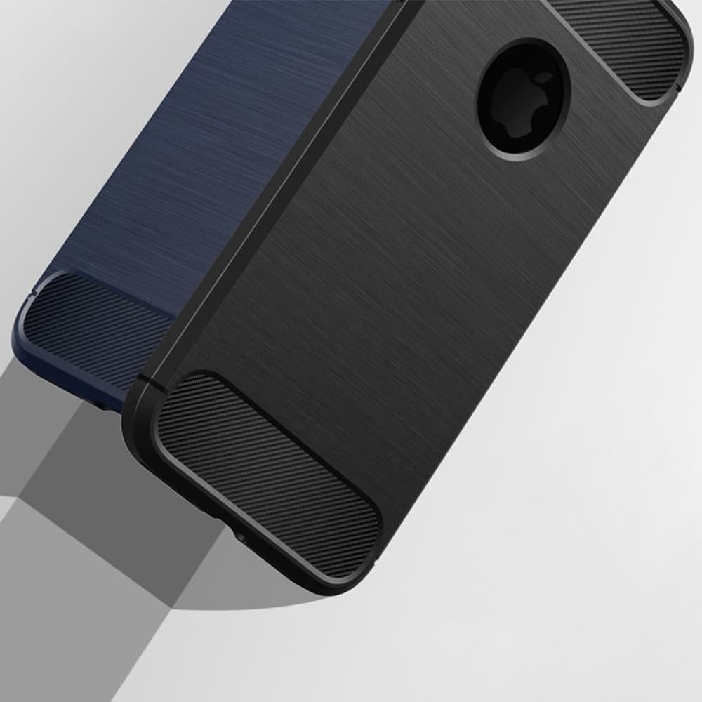 Techsuit Karbon Silikon iPhone 7 iPhone 8 Černý - náhled 4
