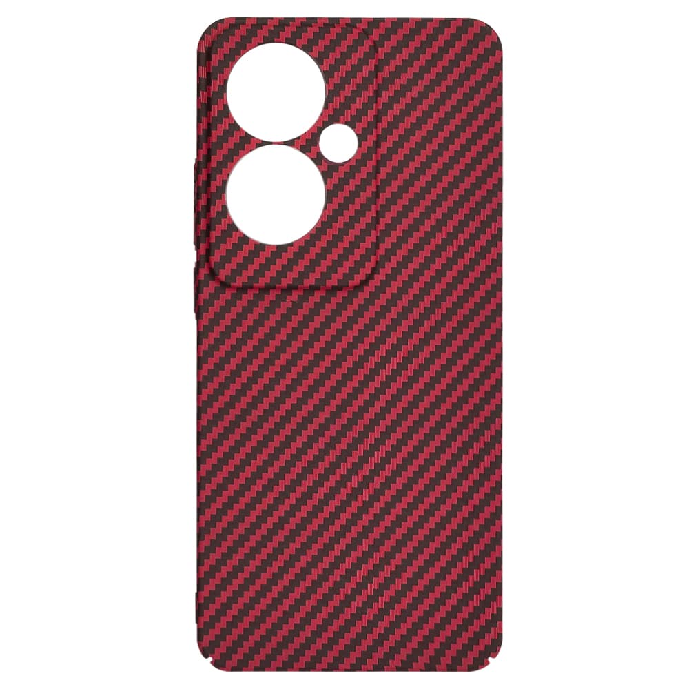 Techsuit Carbonite FiberShell kryt pro Oppo Reno11 F Red - náhled 4