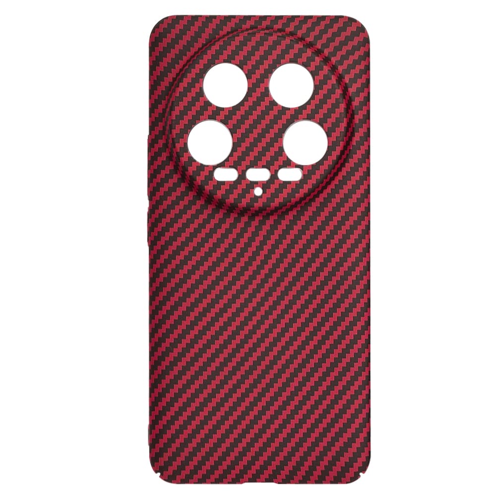 Techsuit Carbonite FiberShell pro Xiaomi 14 Ultra Červený - náhled 4