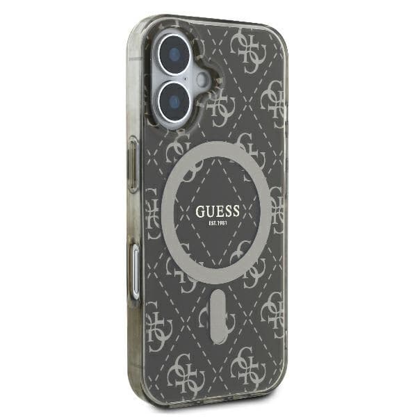 Guess IML 4G Background MagSafe GUHMP16MH4DTEW iPhone 16 Plus hnědý - náhled 4