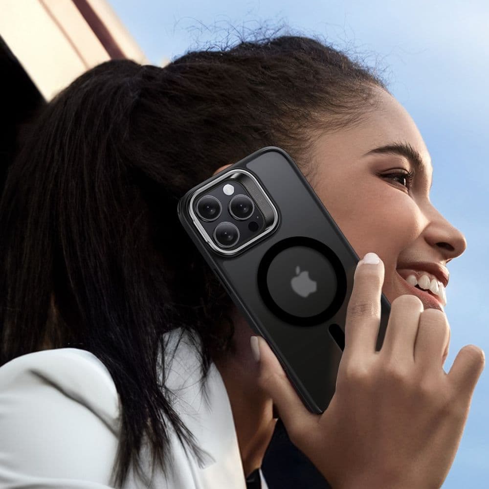 ESR Classic Hybrid HaloLock Kickstand + Tvrzené sklo iPhone 16 Pro Max matná černá - náhled 4