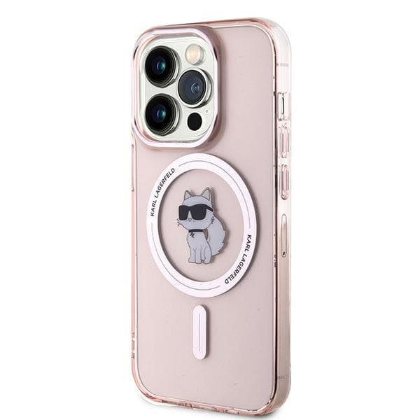 Karl Lagerfeld IML MagSafe iPhone 14 Pro Max Růžová Choupette - náhled 4