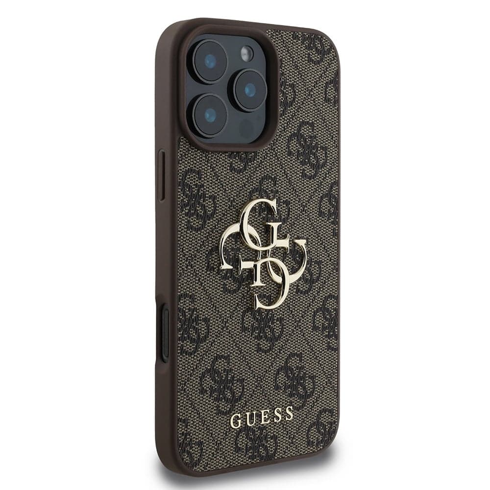 Guess Hardcase 4G Big Logo GUHCP16L4GMGBR iPhone 16 Pro hnědý - náhled 4