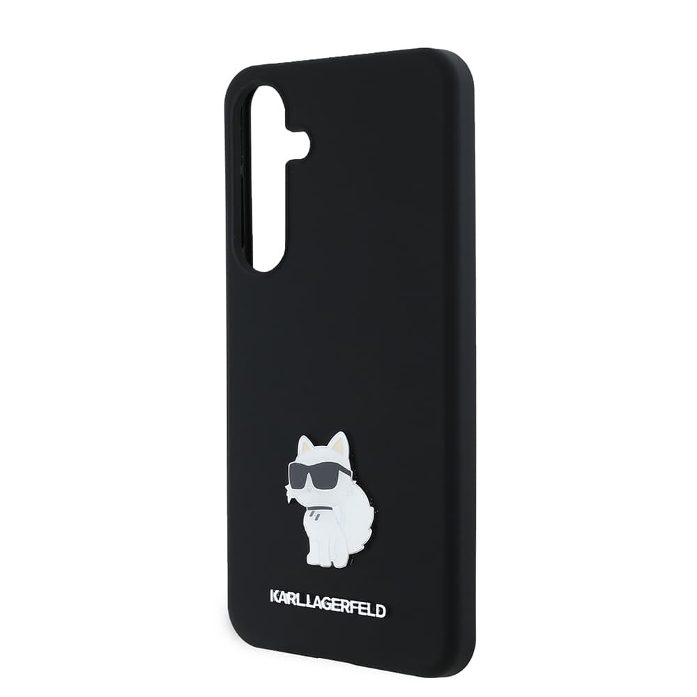 Karl Lagerfeld silikonové pouzdro Samsung Galaxy S24 Plus Choupette růžové - náhled 4