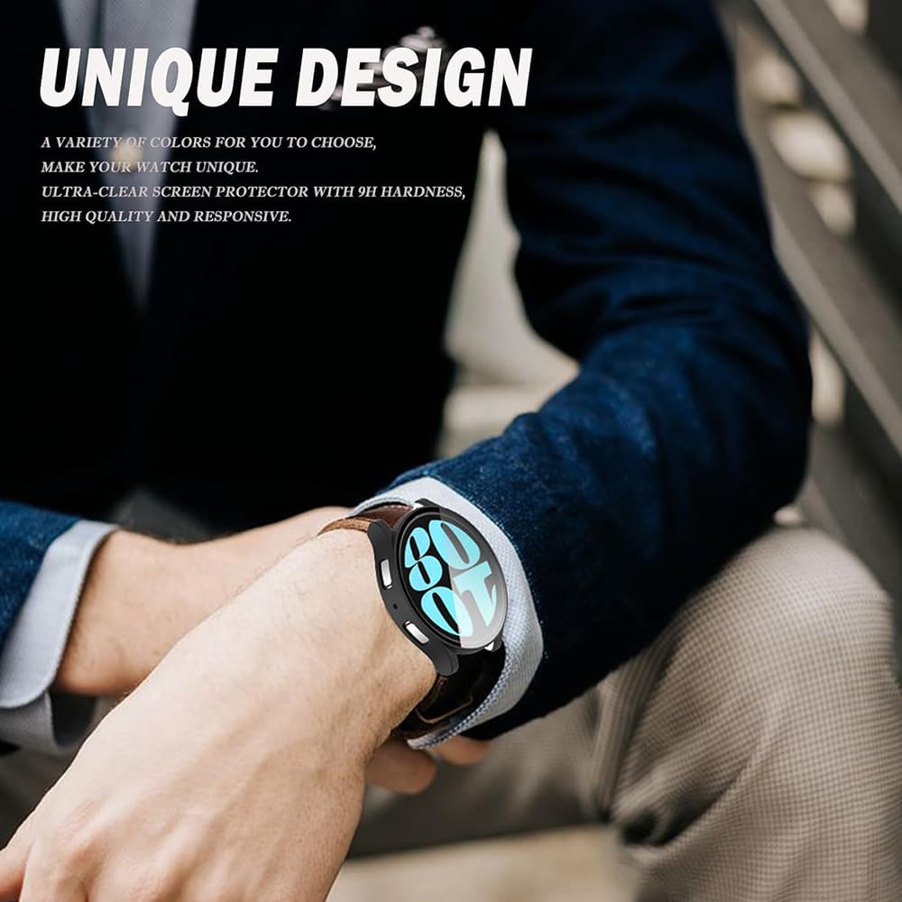 Techsuit Defense360 Pro pro Samsung Galaxy Watch6 (44mm) černá - náhled 4