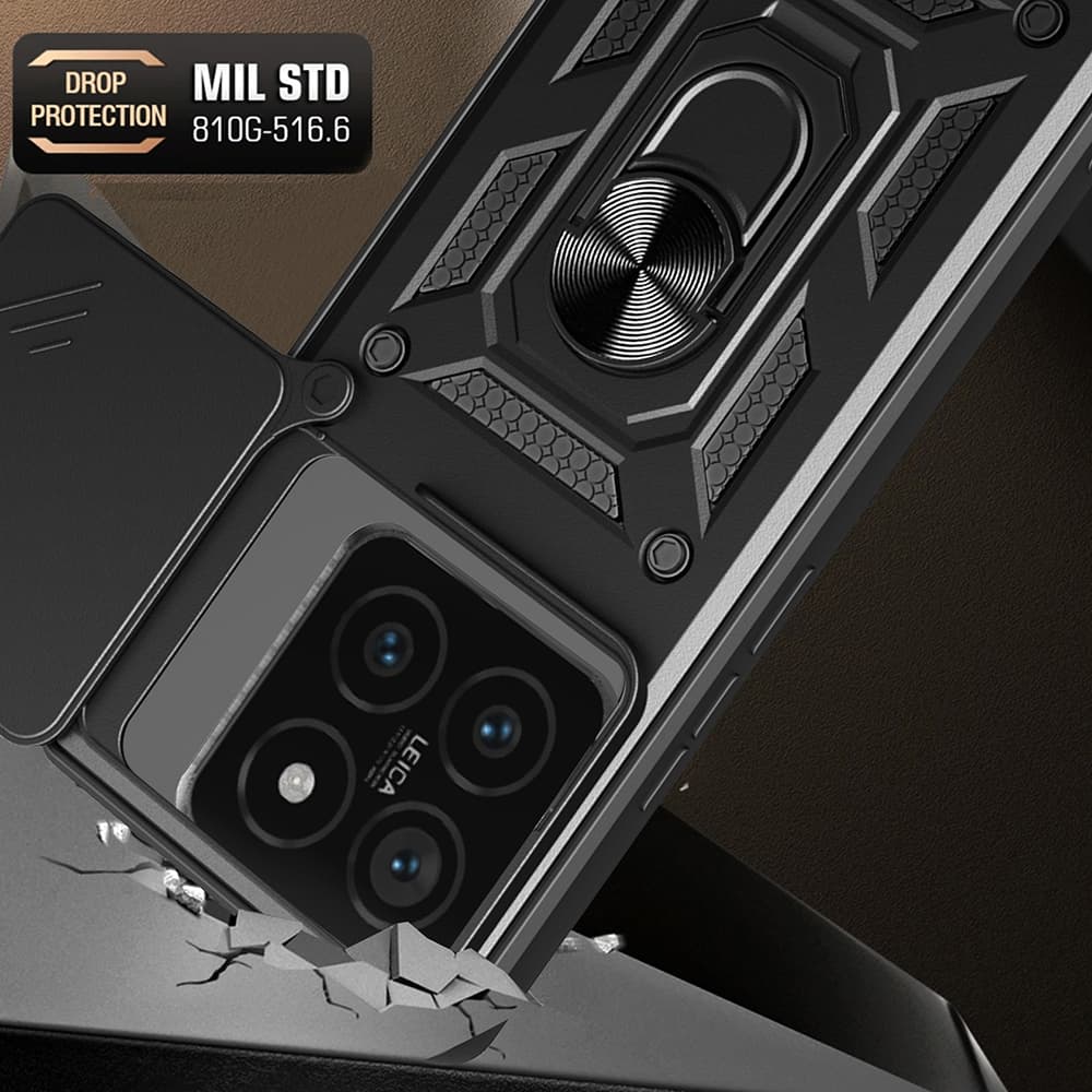Techsuit CamShield Series pouzdro pro Xiaomi 14T Pro černé - náhled 4