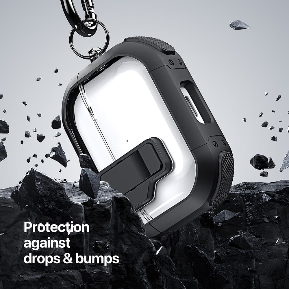 Pouzdro Dux Ducis PECN Series pro Apple AirPods 4 růžová bílá - náhled 4