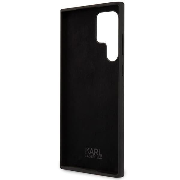 Karl Lagerfeld Silicone pouzdro Samsung Galaxy S24 Ultra Choupette černé - náhled 4