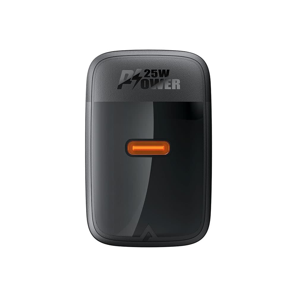 Acefast Wall Charger A104 USB-C PD25W GaN Technologie Rychlé Nabíjení Černá - náhled 4