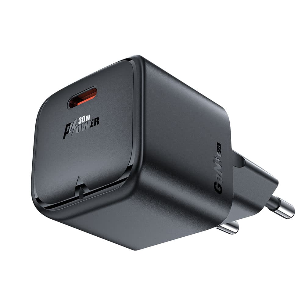 Nabíječka do zdi Acefast A77 Type-C Mini GaN 30W Power Delivery černá - náhled 4