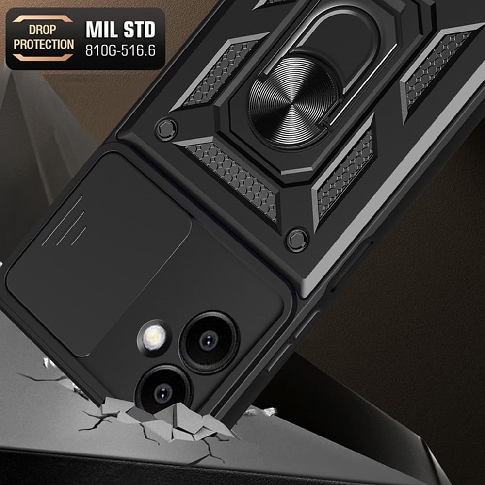 Techsuit CamShield Series pro Samsung Galaxy A06 růžově zlatý - náhled 4