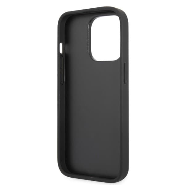 Karl Lagerfeld Hardcase Glitter iPhone 14 Pro Max Stříbrná Choupette Patch - náhled 4