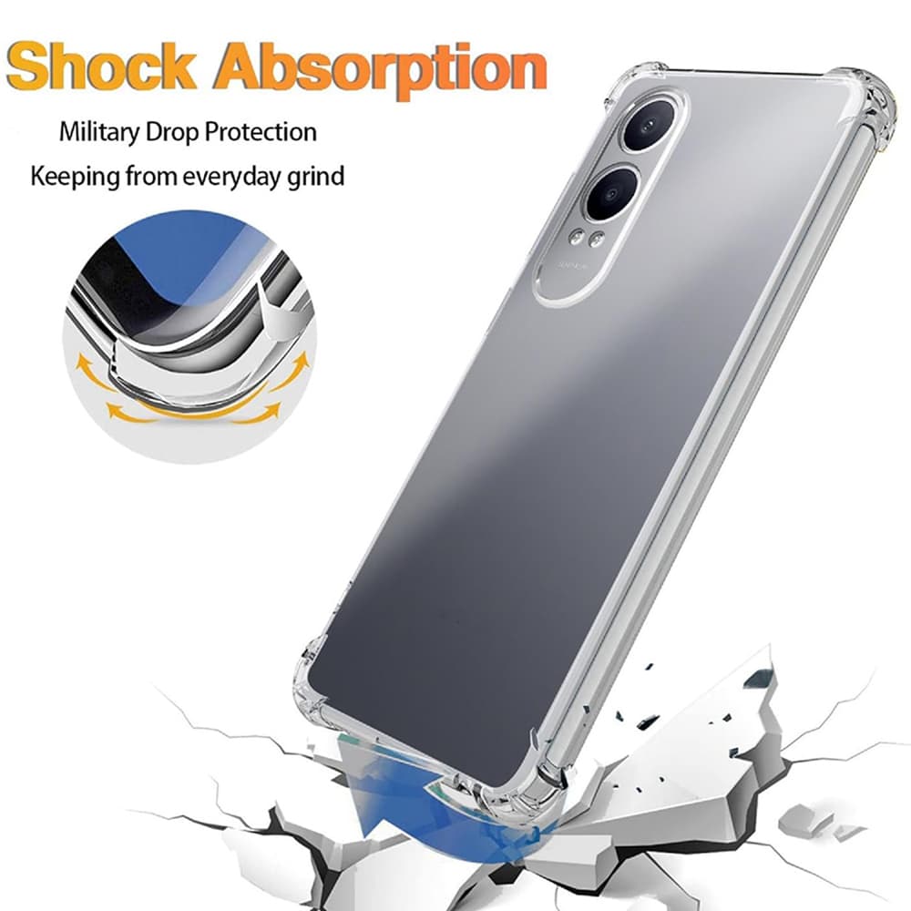 Techsuit Nárazuvzdorný Průhledný Silikon OnePlus Nord CE4 Lite Clear - náhled 4