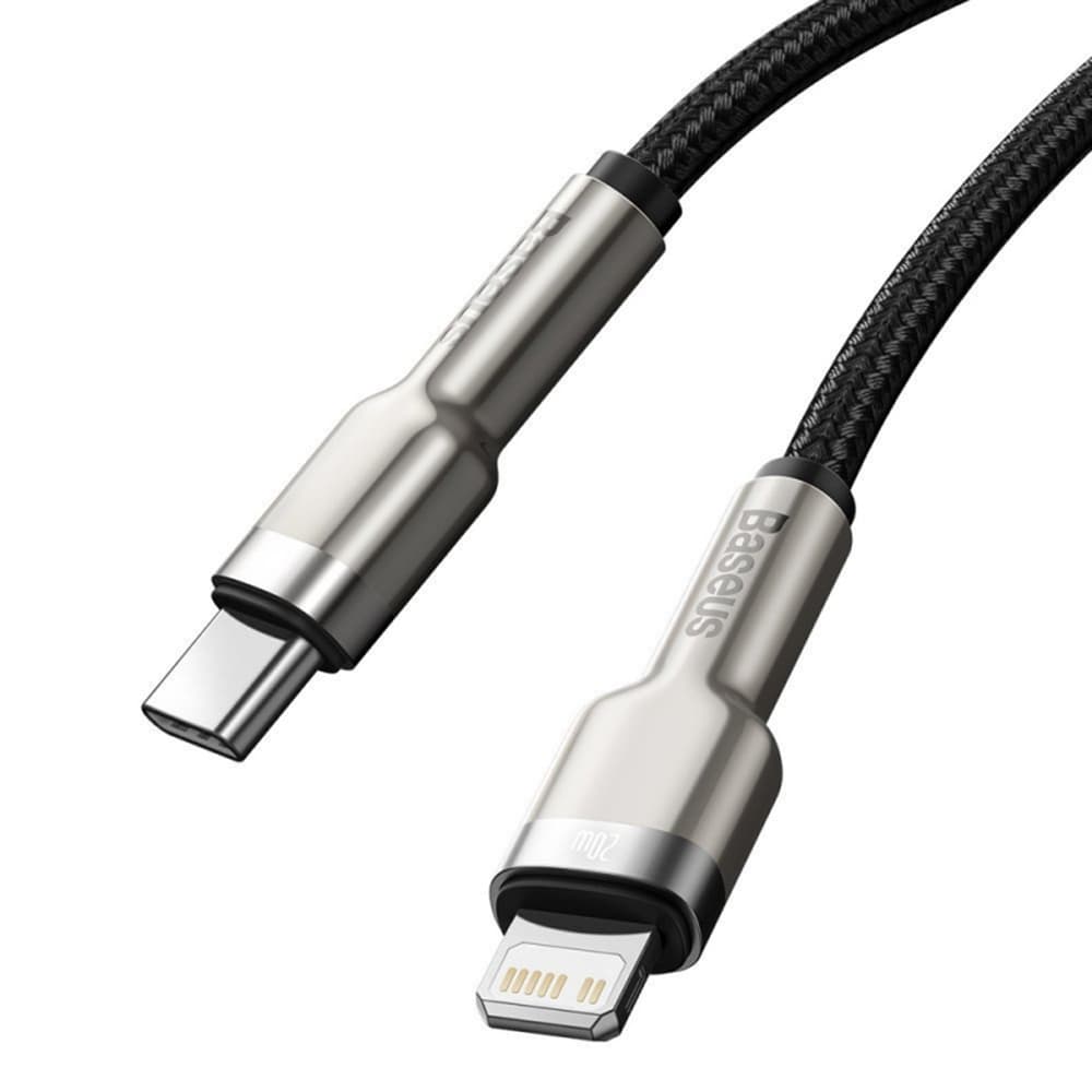 Baseus Kabel Cafule Type-C na Lightning 20W 2m Černý - náhled 4