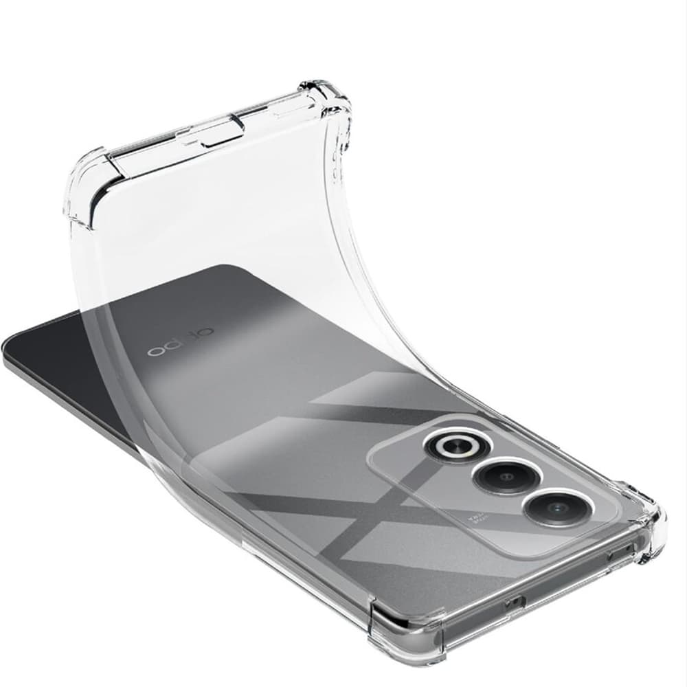 Techsuit Shockproof průhledný silikonový obal pro Oppo A80 5G průhledný - náhled 4