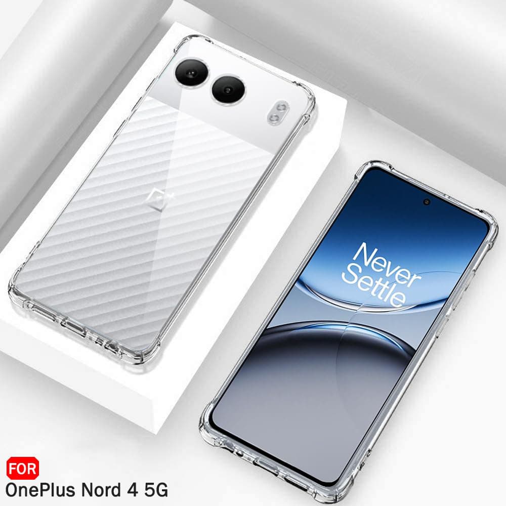 Techsuit Shockproof průhledný silikonový obal OnePlus Nord 4 průhledný - náhled 4