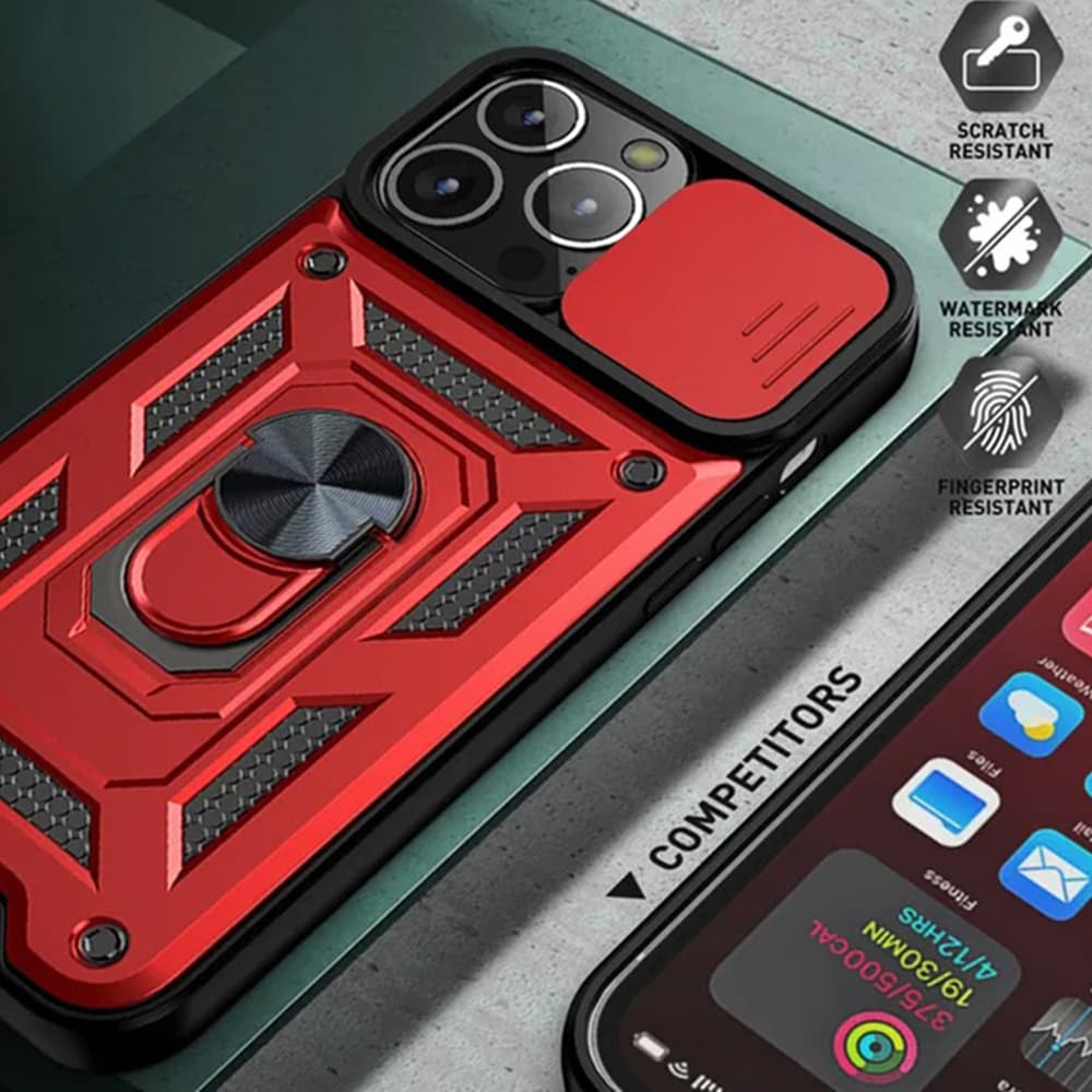 Techsuit CamShield řada iPhone 12 iPhone 12 Pro černá - náhled 4