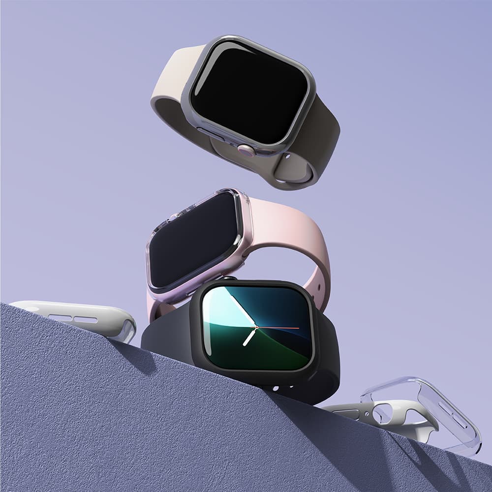 Ringke Slim 2 balení Apple Watch 10 42mm Watch 11 42mm čirý matně černý - náhled 4