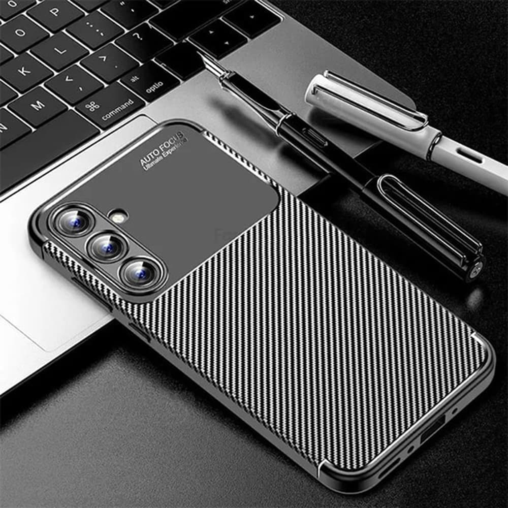 Pouzdro Techsuit CarbonFiber pro Samsung Galaxy A16 4G A16 5G černé - náhled 4