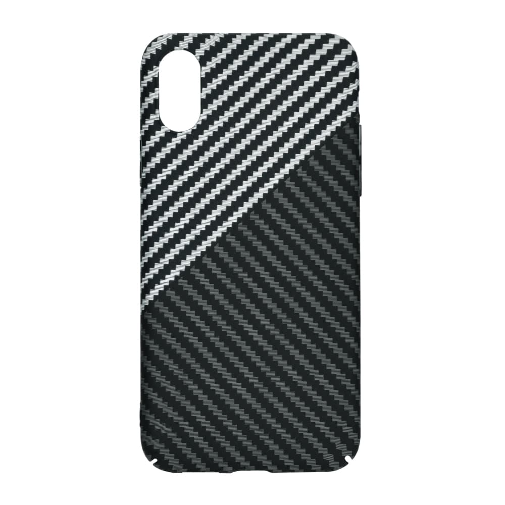 Techsuit Carbonite FiberShell pouzdro iPhone XR tmavě šedé - náhled 4