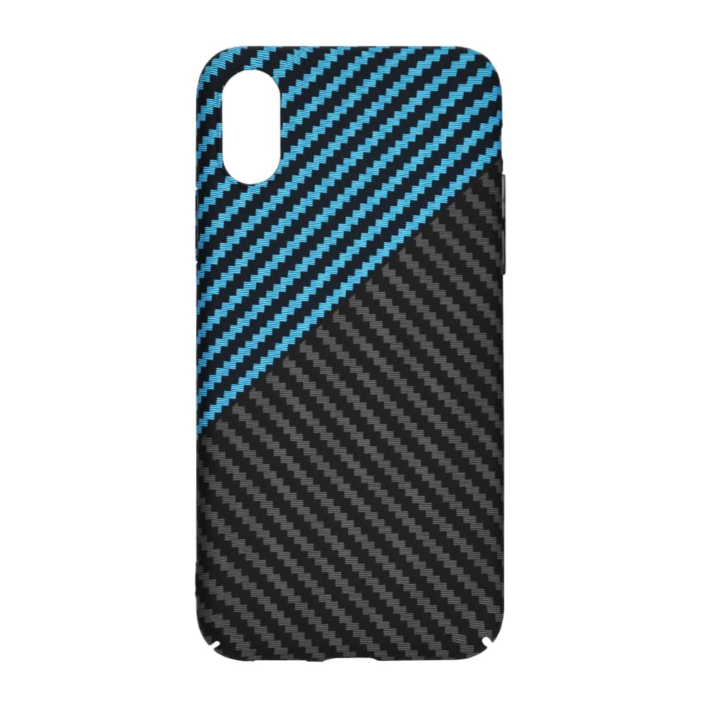 Techsuit Carbonite FiberShell pouzdro iPhone XR modré - náhled 4
