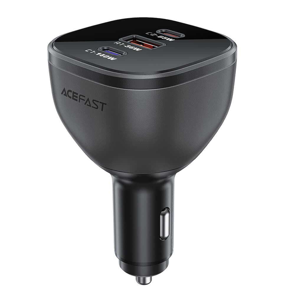 Acefast Car Charger B14 2x USB-C USB 165W Rychlé Nabíjení Černá - náhled 4