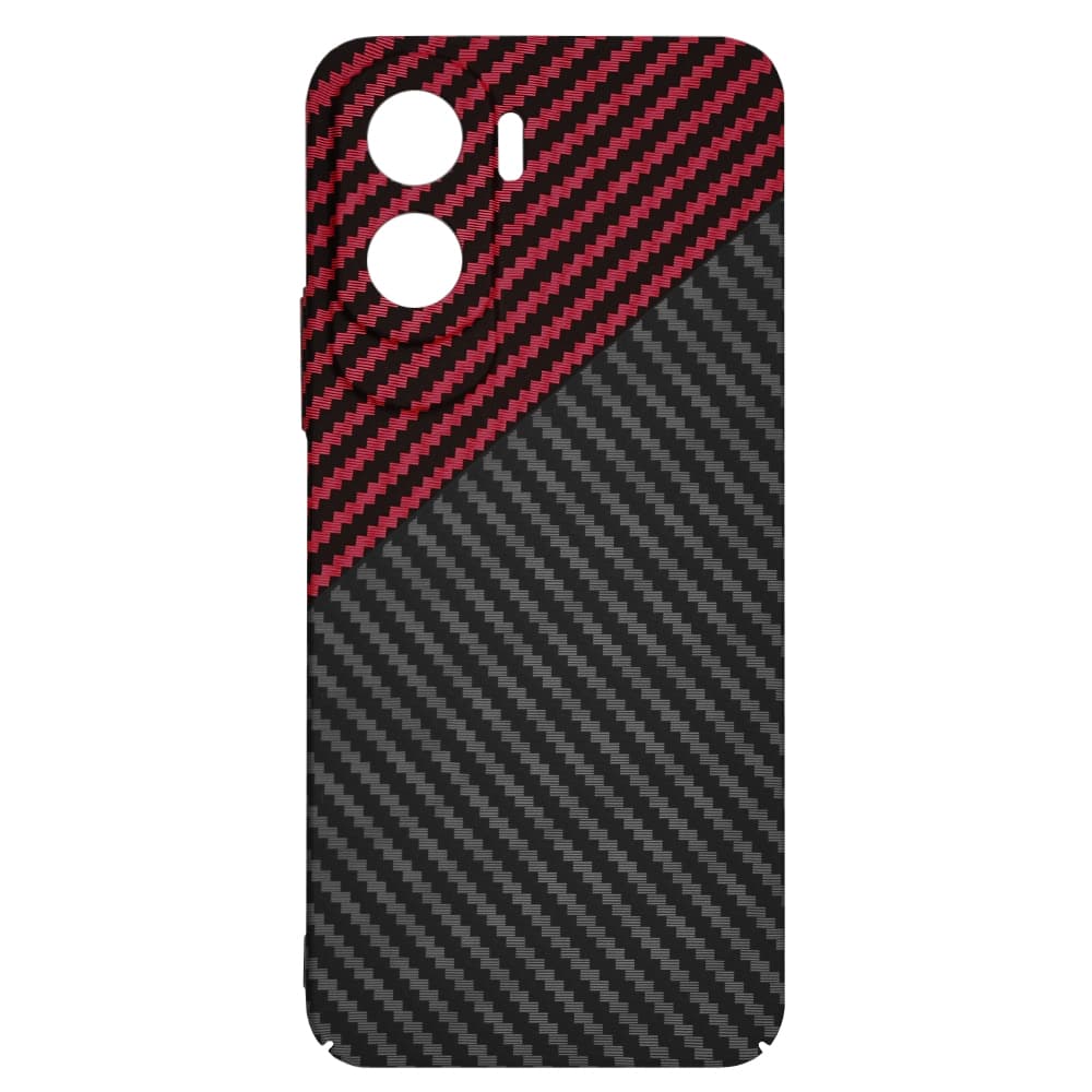 Techsuit Carbonite FiberShell Honor 90 Lite Red Vortex - náhled 4