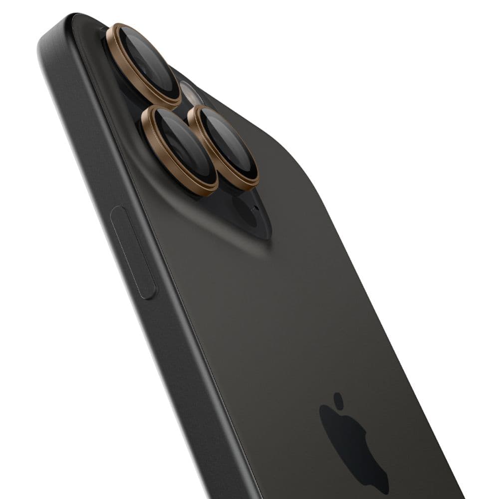 Spigen Optik.tR EZ Fit Pro sklo na kameru (2 ks) iPhone 16 Pro pouštní titan - náhled 4