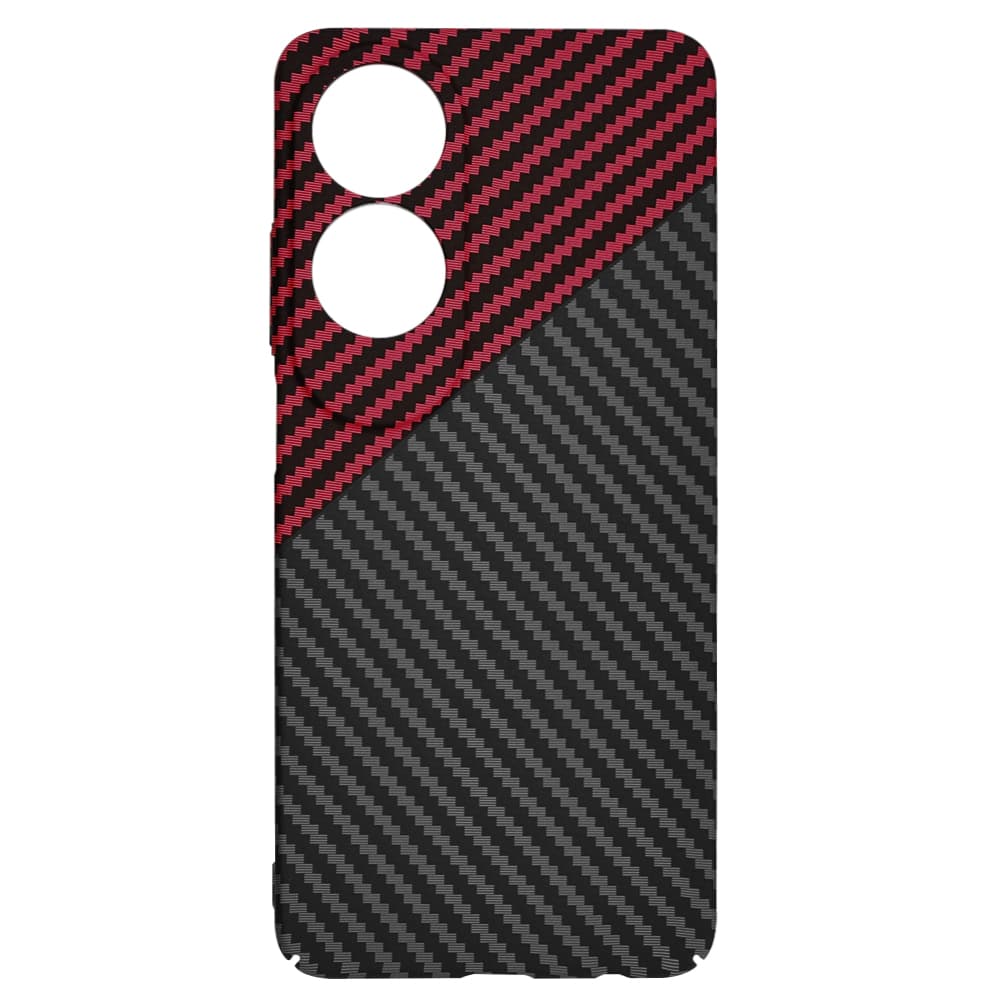 Techsuit Carbonite FiberShell pro Oppo A60 4G Red Vortex - náhled 4