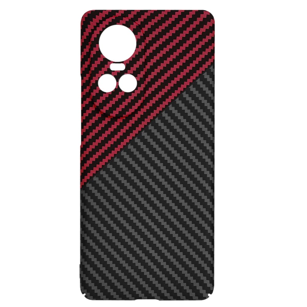 Techsuit Carbonite FiberShell pro Oppo Reno10 Pro Red Vortex - náhled 4