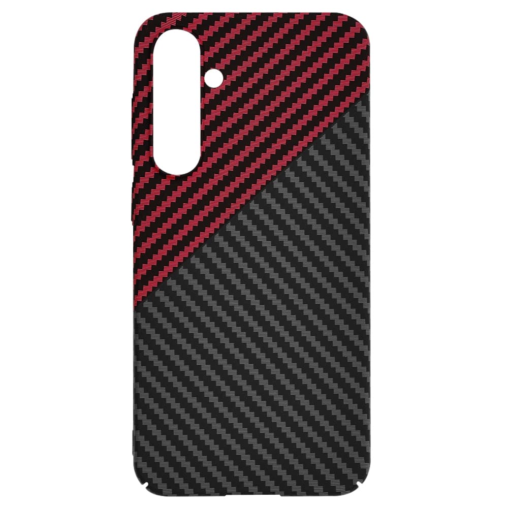Techsuit Carbonite FiberShell kryt Samsung S23 FE RedVortex - náhled 4