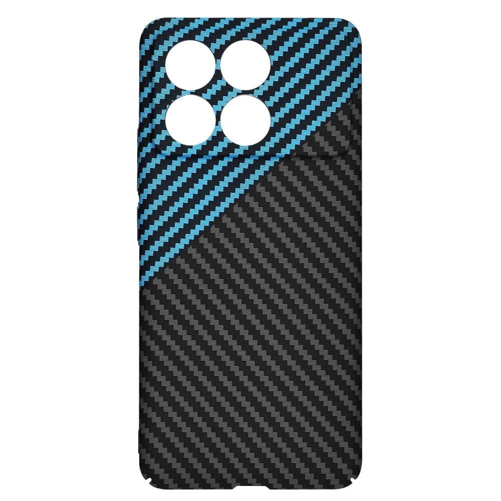 Techsuit Carbonite FiberShell Xiaomi Poco F6 Pro Blue Pulse - náhled 4
