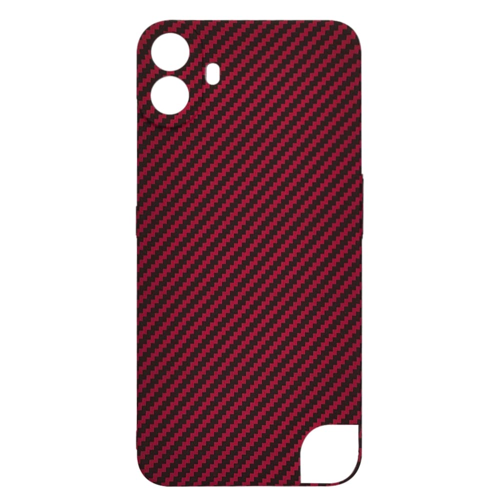 Telefon Nothing CMF 1 červený Techsuit Carbonite FiberShell - náhled 4