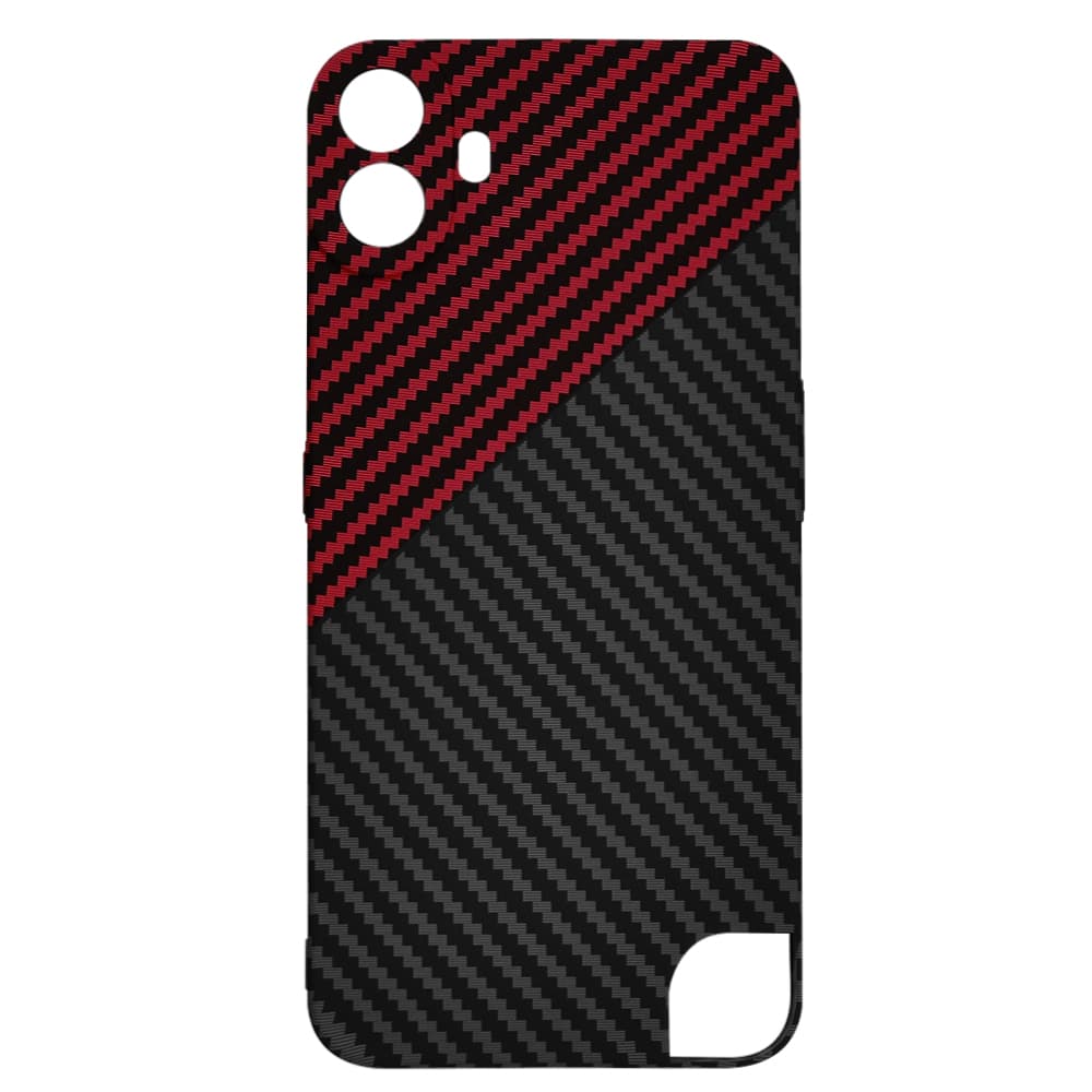 Telefon Nothing CMF Phone 1 Techsuit Carbonite FiberShell červený Vortex - náhled 4