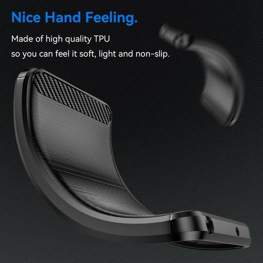 Pouzdro Techsuit Carbon Silicone pro Motorola Moto G35 modré - náhled 4