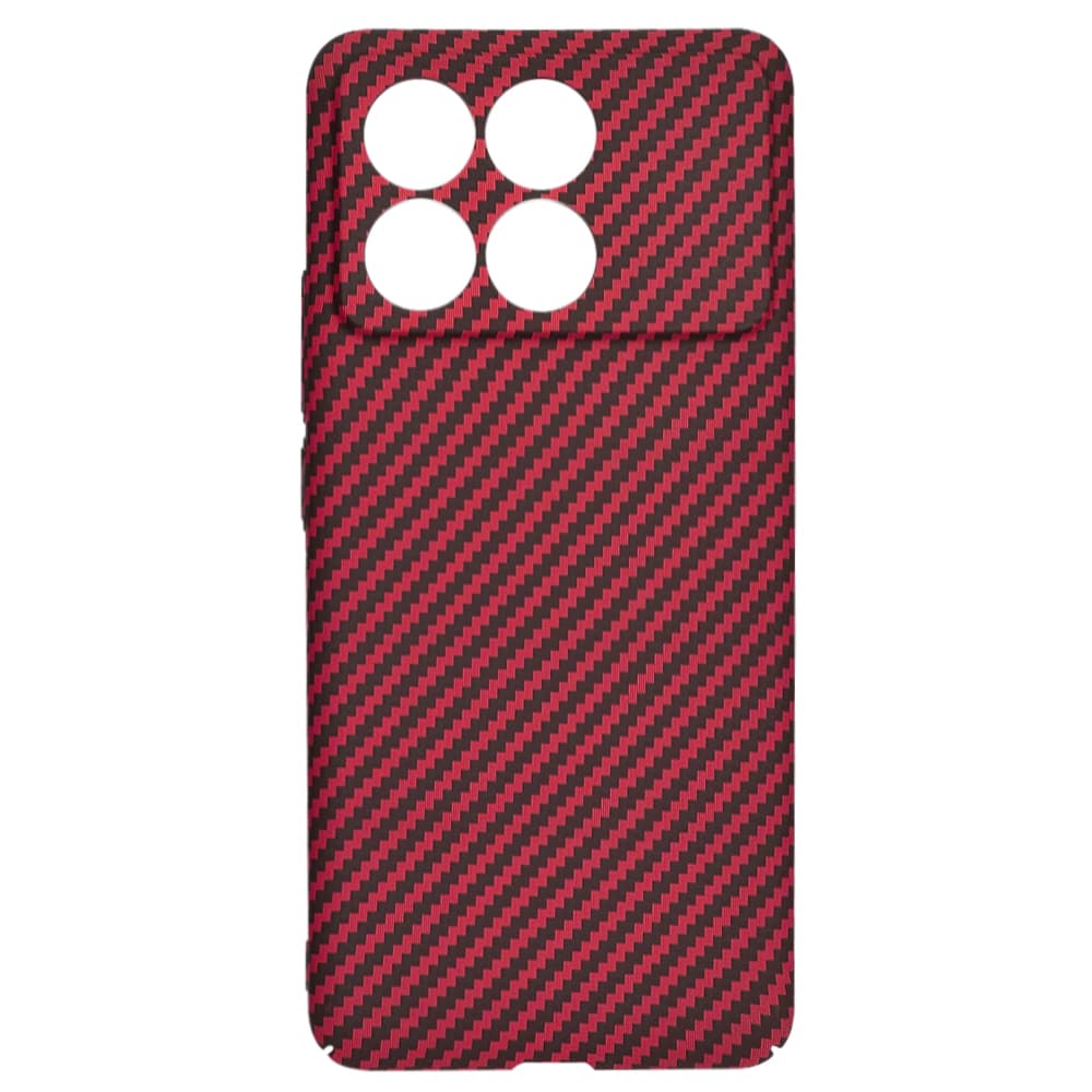 Techsuit Carbonite kryt pro Xiaomi Poco F6 Pro červený - náhled 4