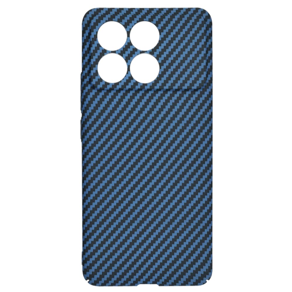 Techsuit Carbonite FiberShell Xiaomi Poco F6 Pro Cyan - náhled 4