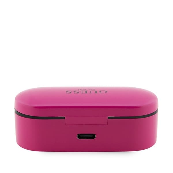Guess - Bezdrátová sluchátka GUTWST31EM Bluetooth 5.0 USB-C LED displej IPX4 magenta - náhled 4