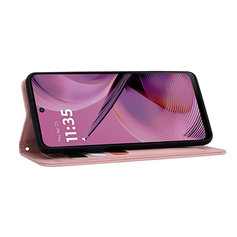 Techsuit FlipCraft pro Motorola Moto G55 ve sladce růžové barvě - náhled 4