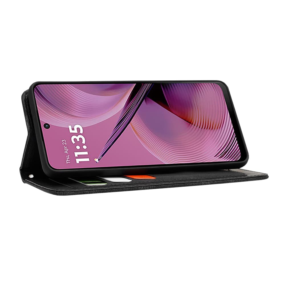 Pouzdro Techsuit FlipCraft pro Motorola Moto G55 Květiny úsvitu - náhled 4