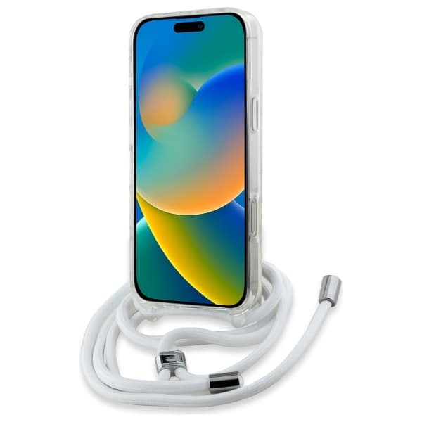 Karl Lagerfeld IML Crossbody MagSafe iPhone 16 Pro Max průhledný Karl Head - náhled 4