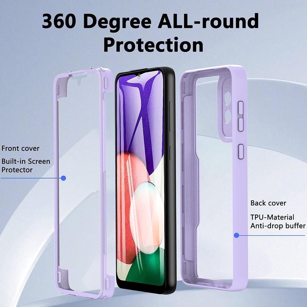 Techsuit ColorVerse 360 Series + Ochranné sklo Xiaomi Redmi 14C / Poco C75 Růžová - náhled 4