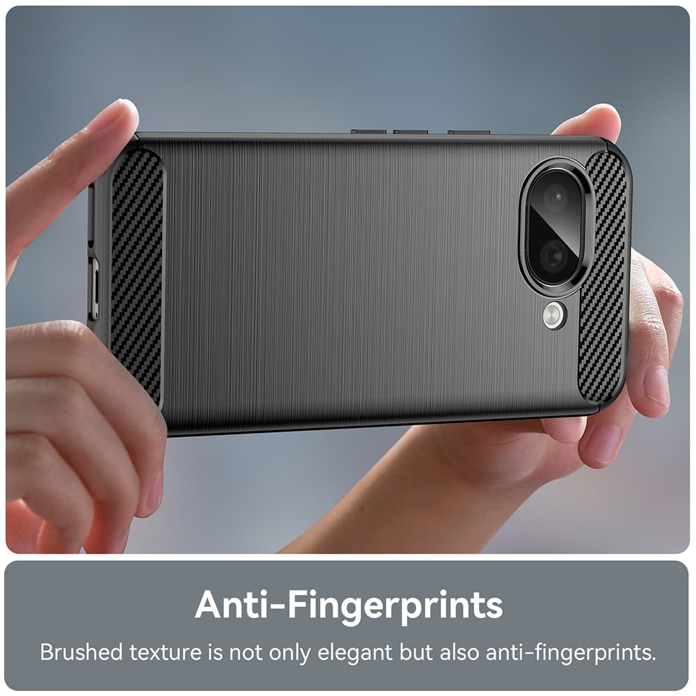 Techsuit Carbon Silicone pro Google Pixel 9a černý - náhled 4